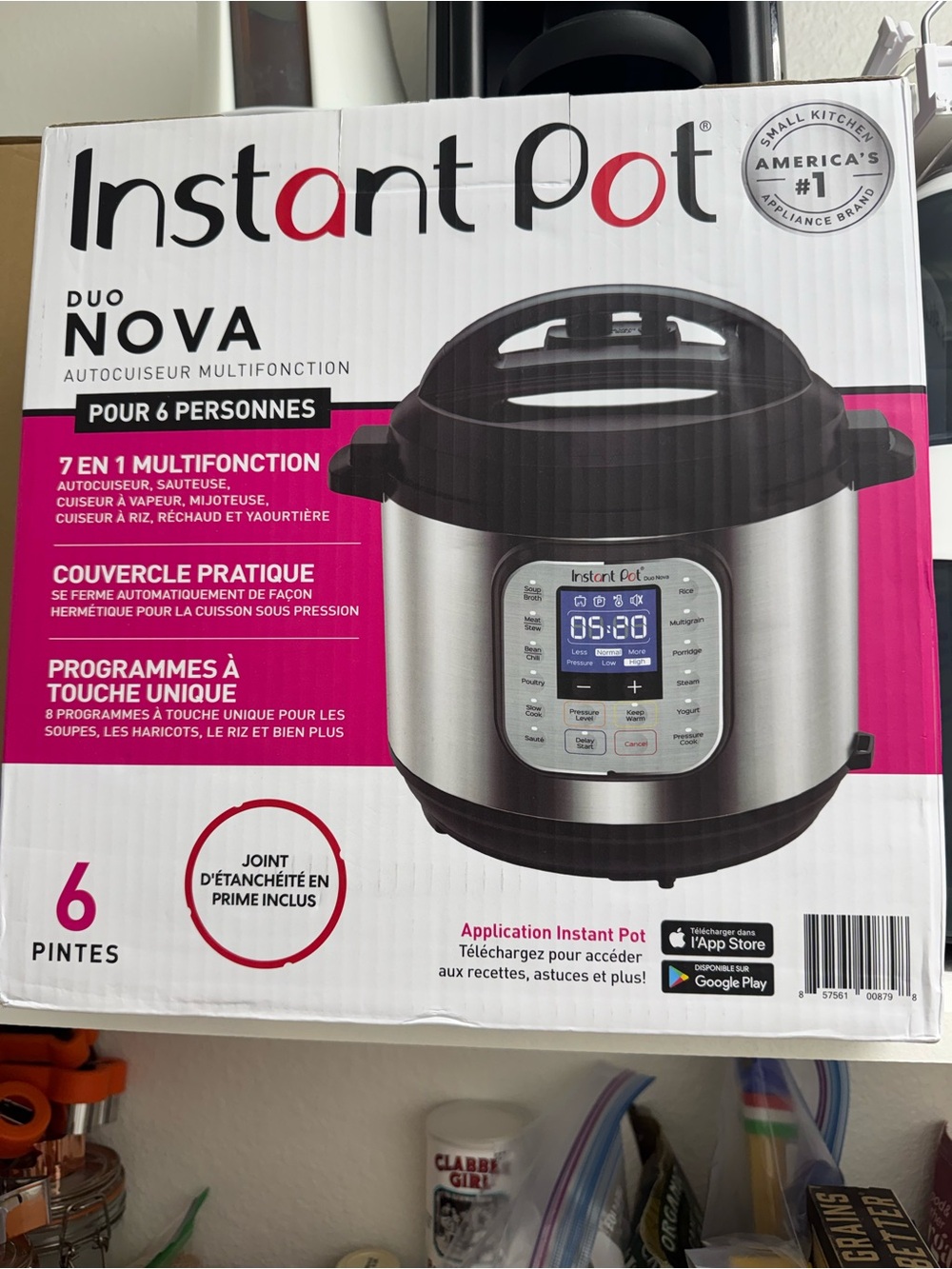 BRAND NEW Duo Nova 6-Quart Electric Pressure Cooker - Stainless Steel/Black